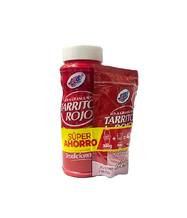 TARRITO ROJO GRANULADO TARRO X 330 G + BOLSA X 80 G 